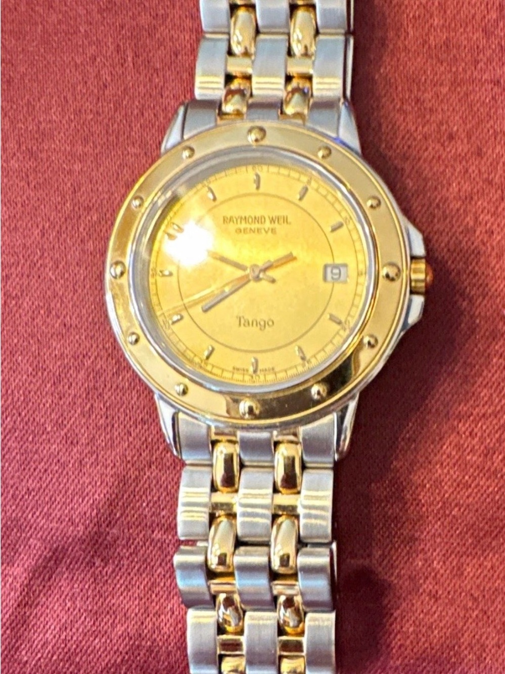 Raymond Weil Two-Tone Gold Silver Tango Men's Watch